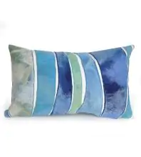 Trans Ocean Pillow Visions III Abstract 100% Polyester Handmade 3126